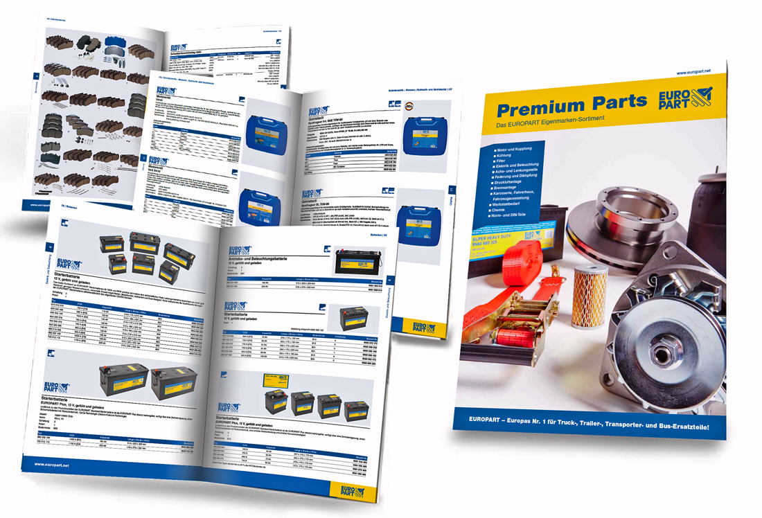 Neuer Katalog 'Premium Parts' von Europart erhältlich KrafthandTruck