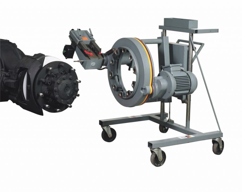 Abdrehen von rubbelnden Bremsscheiben