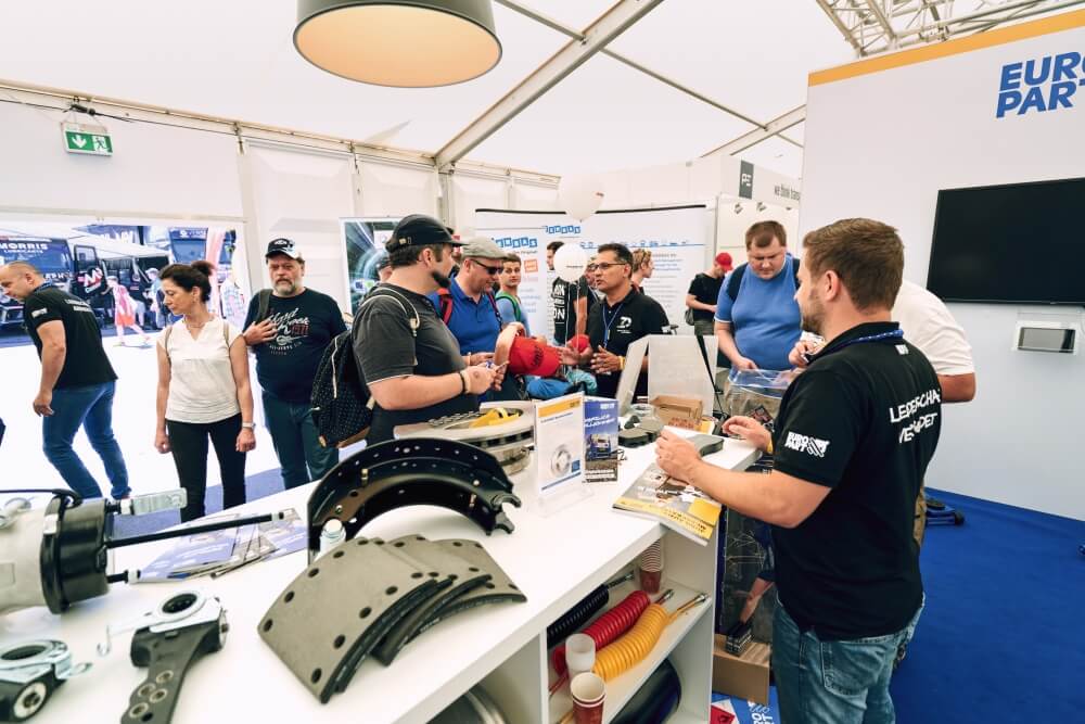 Europart Messezelt beim Truck-Grand-Prix am Nürburgring