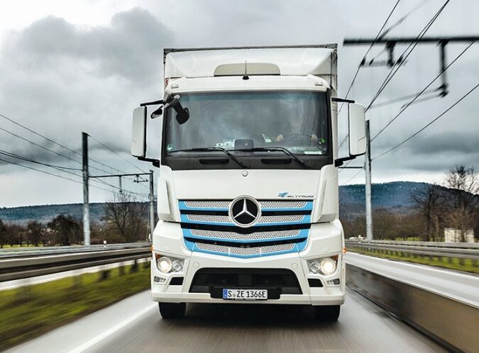 eActros mit Brennstoffzelle