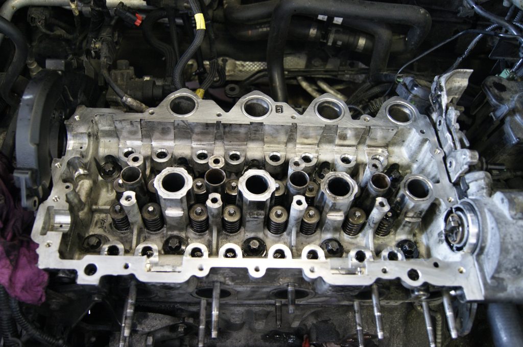 Zylinderkopf gereinigt