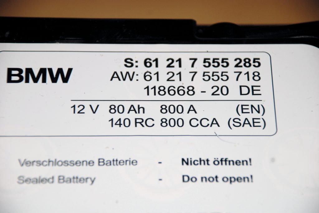 Datenblatt Batterie