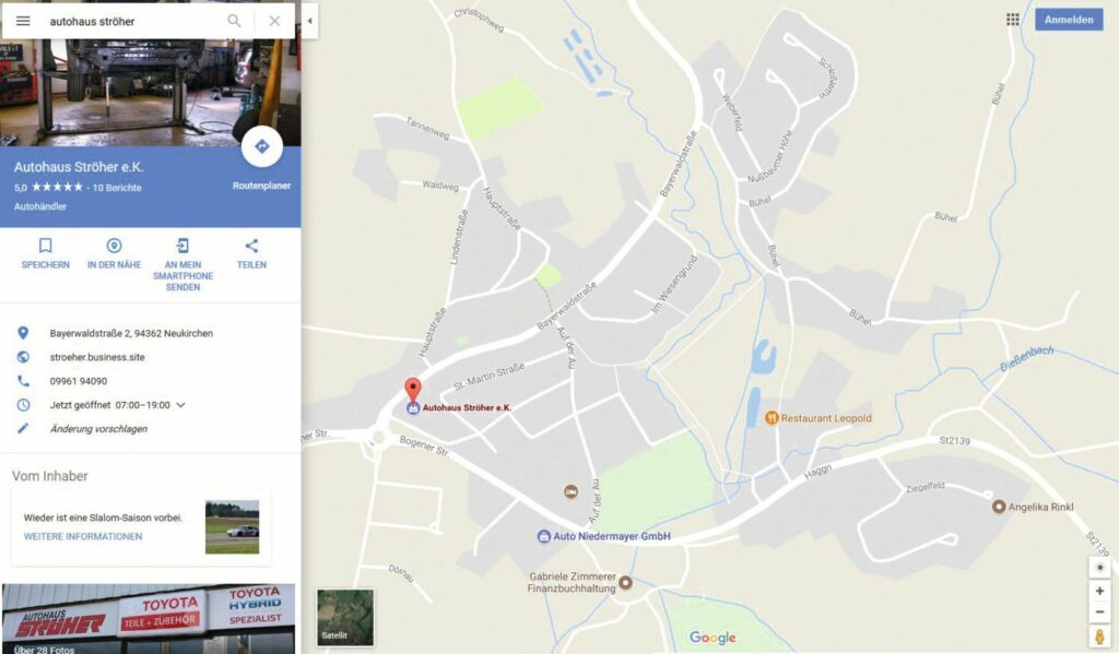 Google-Maps-Ausschnitt