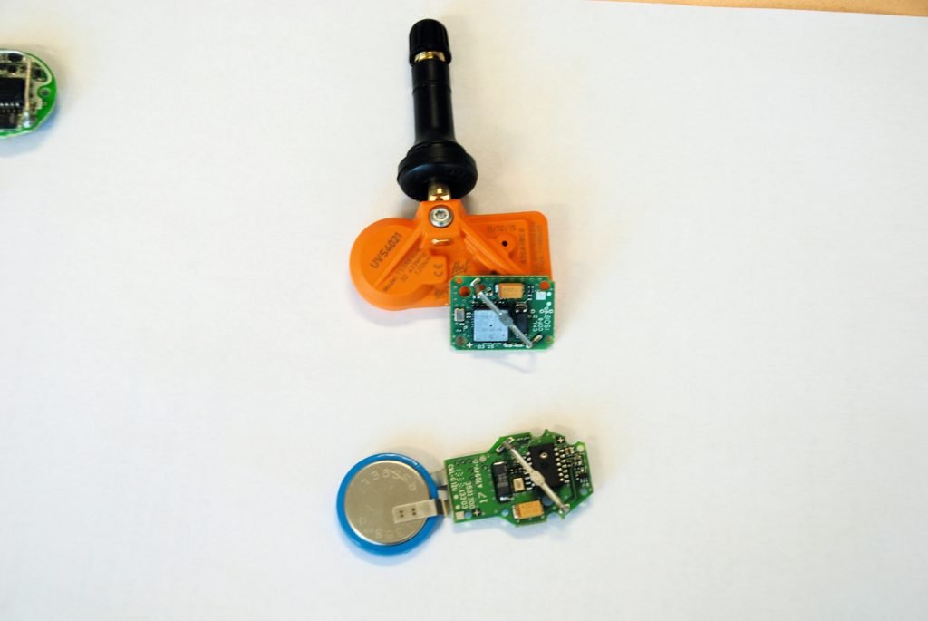 Innenleben, RDKS-Sensor, Batterie