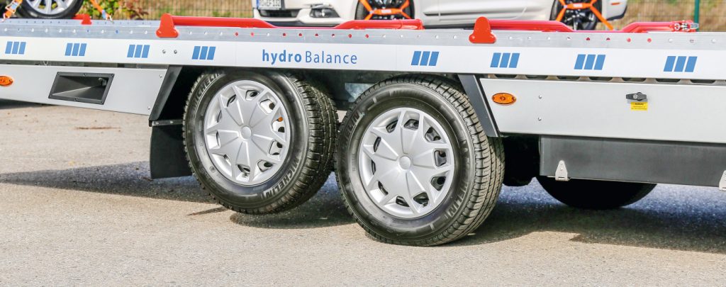 Hinterasche im angehobenen/geliftetetn Zustand